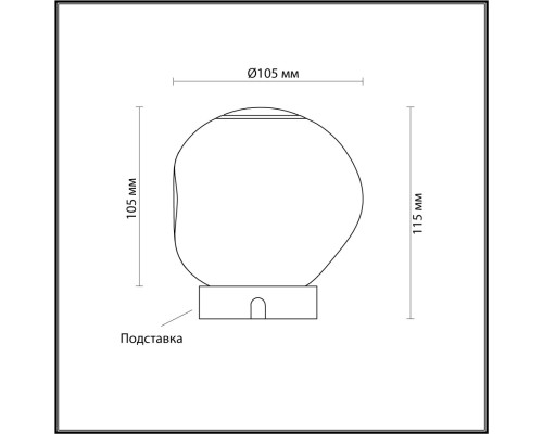5085/2TL L-VISION ODL25 555 золото/прозрачный/металл/акрил Настольная лампа 4000K 120Лм LED 2W JEMSTONE