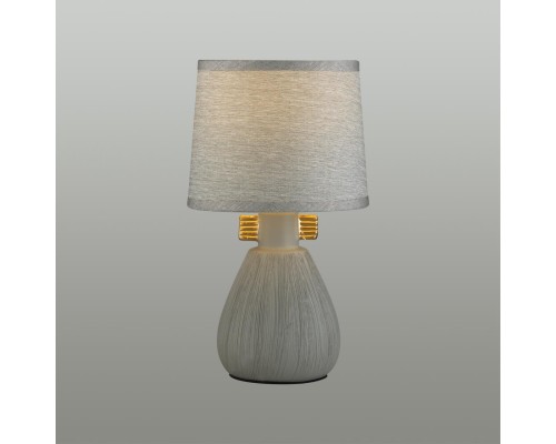 5666/1T MODERNI LN23 126 серый Настольная лампа E14 40W 220V FUSAE