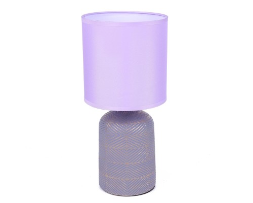 8220/1T MODERNI LN25 сиреневый, керамика/текстиль Настольная лампа Е27 1*60W 220V NIANA