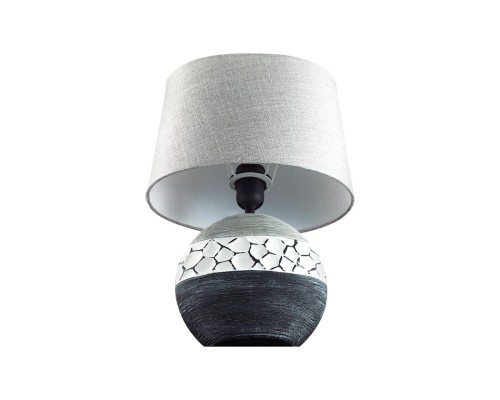 8119/1T COMFI LN25 000 серый, керамика/текстиль Настольная лампа E27 1*60W 220V AVALONA