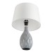 8138/1T MODERNI LN26 494 серый/белый, керамика/текстиль Настольная лампа Е27 1*60W 220V YARA