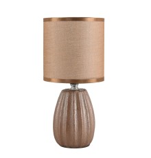 8171/1T COUNTY LN25 000 коричневый, керамика/текстиль Настольная лампа E14 1*40W 220V EVANA