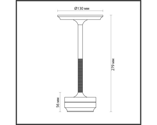 5033/6TL L-VISION ODL24 387 золото матовое/металл/акрил Настольная лампа LED 6W 3000K-5700K 300Лм TET-A-TET