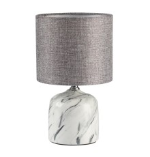 8148/1T MODERNI LN25 000 серый, керамика/текстиль Настольная лампа Е27 1*60W 220V MRAMAO