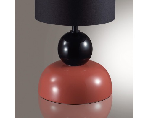 8127/1T COMFI LN25 000 коричневый/черный, керамика/текстиль Настольная лампа E27 1*60W 220V OVONA