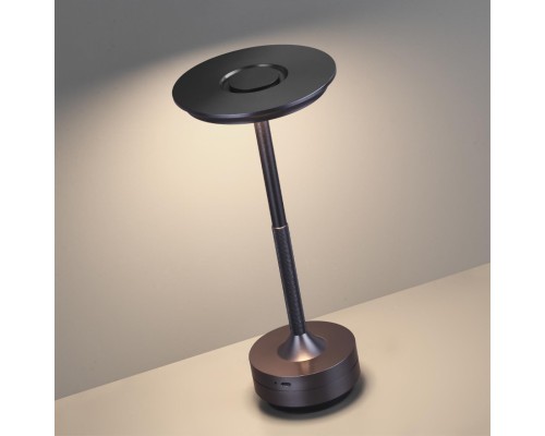 5034/6TL L-VISION ODL24 387 черный никель/металл/акрил Настольная лампа LED 6W 3000K-5700K 300Лм TET-A-TET