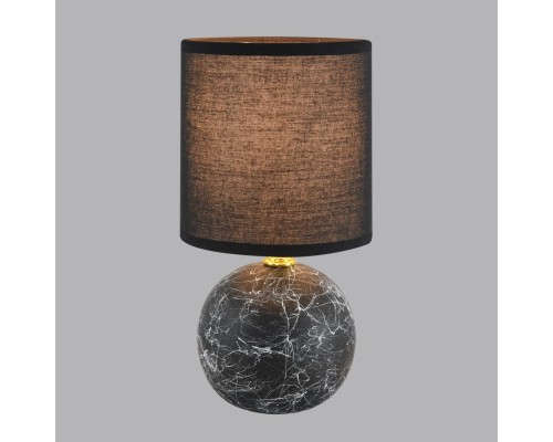 8167/1T COUNTY LN25 000 черный, керамика/текстиль Настольная лампа E14 1*40W 220V VILANA