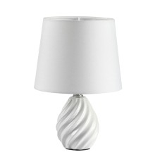 8143/1T MODERNI LN25 000 белый, керамика/текстиль Настольная лампа Е27 1*60W 220V KEILA
