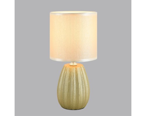 8173/1T COUNTY LN25 000 золото, керамика/текстиль Настольная лампа E14 1*40W 220V EVANA