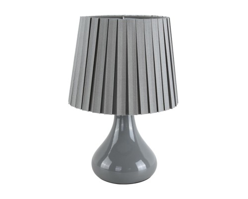 8184/1T COUNTY LN25 000 серый, керамика/текстиль Настольная лампа E14 1*40W 220V NAINA