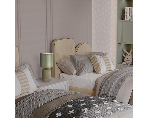 8222/1T MODERNI LN25 зеленый, керамика/текстиль Настольная лампа Е27 1*60W 220V NIANA