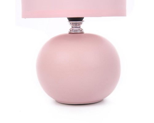 8225/1T CLASSI LN25 розовый, керамика/текстиль Настольная лампа E14 1*40W 220V OCTAVIA
