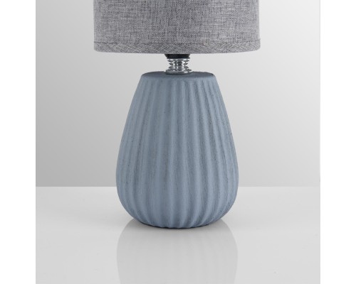 8161/1T COUNTY LN25 000 серый, керамика/текстиль Настольная лампа E14 1*40W 220V ASELA