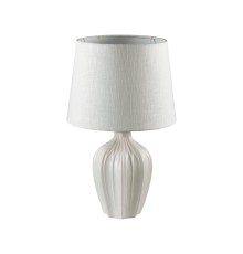 8120/1T COMFI LN26 477 белый, керамика/текстиль Настольная лампа E27 1*60W 220V SONA