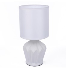 8226/1T MODERNI LN25 белый, керамика/текстиль Настольная лампа E14 1*40W 220V ORIGAMIA