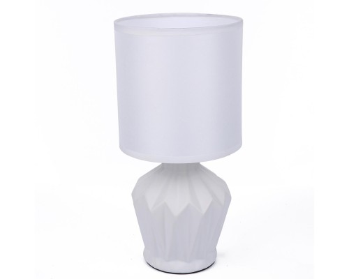 8226/1T MODERNI LN25 белый, керамика/текстиль Настольная лампа E14 1*40W 220V ORIGAMIA