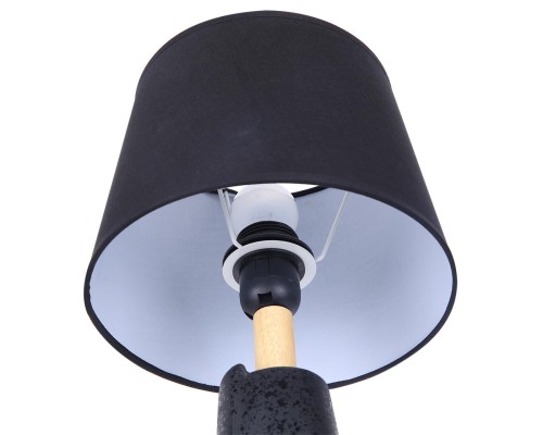 8209/1T MODERNI LN25 черный, керамика/текстиль Настольная лампа Е27 1*60W 220V VISIONA