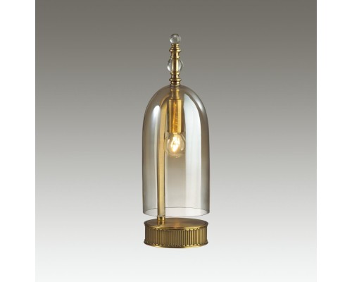 4892/1T NEO ODL_EX22 27 бронзовы/коньячный/стекло Настольная лампа E14 1*40W BELL