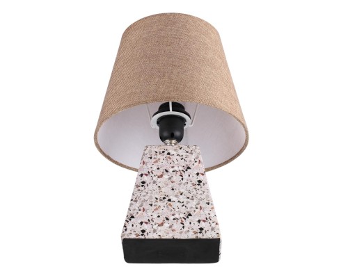 8142/1T MODERNI LN25 бежевый/коричневый, керамика/текстиль Настольная лампа Е27 1*60W 220V TERAZIO