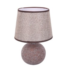8213/1T CLASSI LN25 коричневый, керамика/текстиль Настольная лампа Е27 1*60W 220V TAREKA