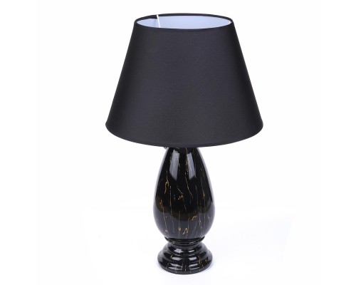 8219/1T CLASSI LN25 черный, керамика/текстиль Настольная лампа Е27 1*60W 220V SHARLIN