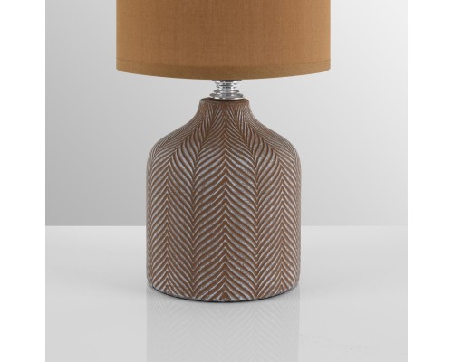 8175/1T COUNTY LN25 000 коричневый, керамика/текстиль Настольная лампа E14 1*40W 220V ININA