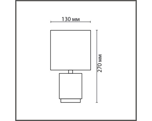 8178/1T COUNTY LN25 000 белый, керамика/текстиль Настольная лампа E14 1*40W 220V KAISA