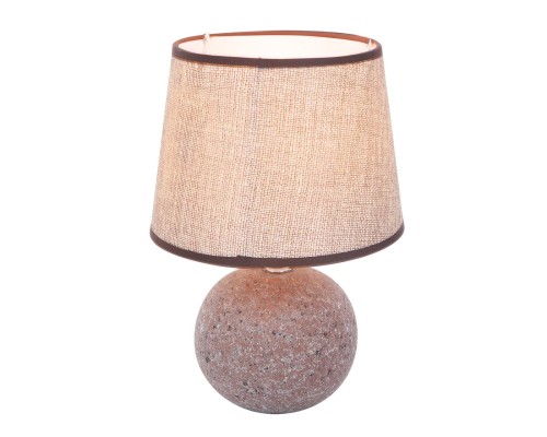 8213/1T CLASSI LN25 коричневый, керамика/текстиль Настольная лампа Е27 1*60W 220V TAREKA