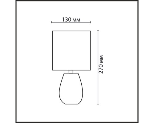 8159/1T COUNTY LN25 000 белый, керамика/текстиль Настольная лампа E14 1*40W 220V ASELA