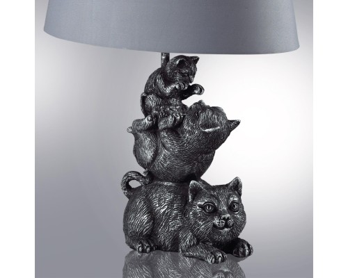 8128/1T MODERNI LN25 000 серый, керамика/текстиль Настольная лампа E27 1*60W 220V CATTY