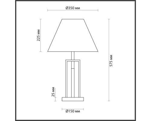 5291/1T NEOCLASSI LN23 белый, латунь Настольная лампа E27 1*60W 220V FLETCHER