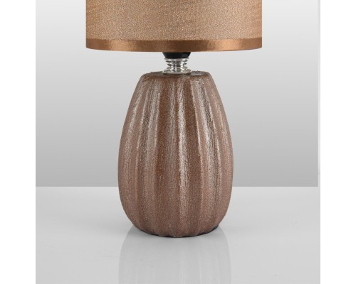 8171/1T COUNTY LN25 000 коричневый, керамика/текстиль Настольная лампа E14 1*40W 220V EVANA