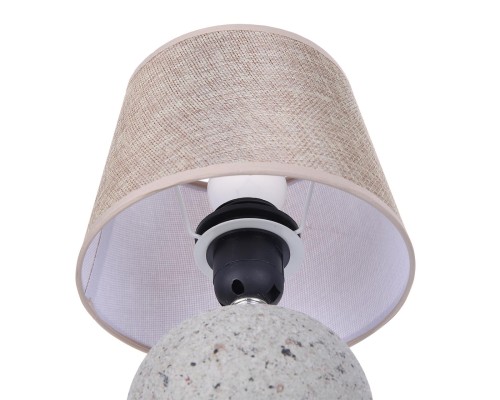 8215/1T CLASSI LN25 бежевый, керамика/текстиль Настольная лампа Е27 1*60W 220V TAREKA