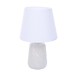 8212/1T CLASSI LN25 белый жемчужный/белый, керамика/текстиль Настольная лампа Е27 1*60W 220V SINNA
