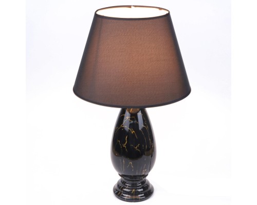 8219/1T CLASSI LN25 черный, керамика/текстиль Настольная лампа Е27 1*60W 220V SHARLIN