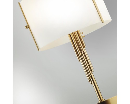 5415/2T MODERN ODL_EX23 39 бронзовый/белый матовый/металл/стекло Настольная лампа E27 2*40W MARGARET