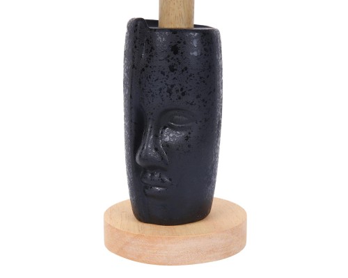 8209/1T MODERNI LN25 черный, керамика/текстиль Настольная лампа Е27 1*60W 220V VISIONA