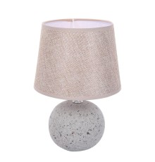 8215/1T CLASSI LN25 бежевый, керамика/текстиль Настольная лампа Е27 1*60W 220V TAREKA