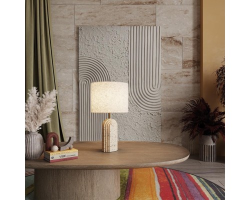 7172/1T MIDCENT ODL26 183 светильник бежевый/белый/ткань/металл IP20 E27 7W 220-240V LOOP