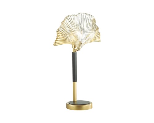 4870/1T HALL ODL_EX22 15 золотой/чёрный/стекло Настольная лампа E14 1*40W VENTAGLIO