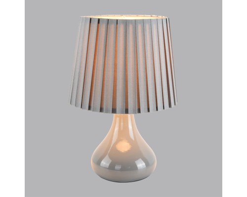 8184/1T COUNTY LN25 000 серый, керамика/текстиль Настольная лампа E14 1*40W 220V NAINA