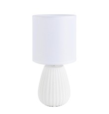 8159/1T COUNTY LN25 000 белый, керамика/текстиль Настольная лампа E14 1*40W 220V ASELA