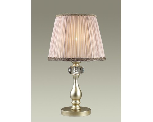 Настольная лампа Odeon Light 3390/1T Aurelia золотой, серебряная патина