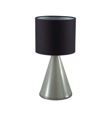 8132/1T MODERNI LN25 000 серый/черный, керамика/текстиль Настольная лампа Е14 1*40W 220V SEGI