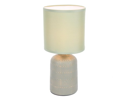 8222/1T MODERNI LN25 зеленый, керамика/текстиль Настольная лампа Е27 1*60W 220V NIANA