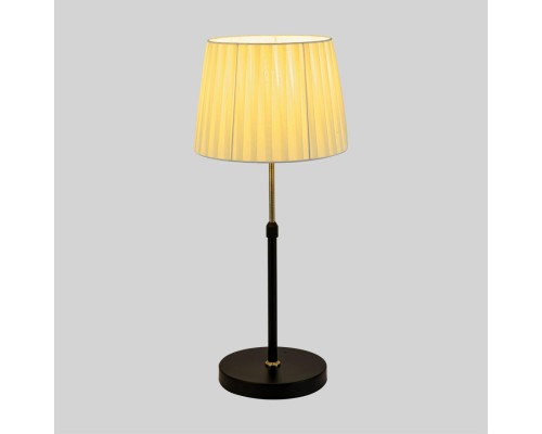 8302/1T MODERNI бронза/черный/бежевый, металл/текстиль Настольная лампа E27 1*60W 220V TUNE