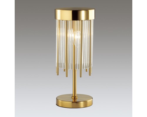 4788/2T HALL ODL21 323 золото/металл/стекло Наст.лампа E14 2*40W YORK