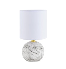 8166/1T COUNTY LN25 000 белый, керамика/текстиль Настольная лампа E14 1*40W 220V VILANA