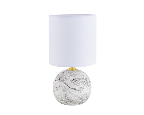 8166/1T COUNTY LN25 000 белый, керамика/текстиль Настольная лампа E14 1*40W 220V VILANA