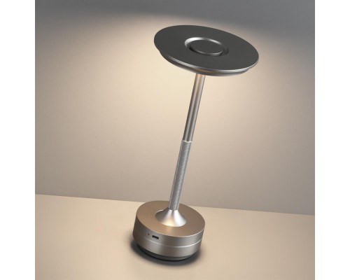 5035/6TL L-VISION ODL24 387 никель/металл/акрил Настольная лампа LED 6W 3000K-5700K 300Лм TET-A-TET